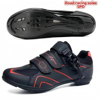 SPD Road Cycling Shoes Shock Absorption And Durable,Suitable For Racing On Long-Distance Roads,MTB Mountain Off-Road Riding Unis