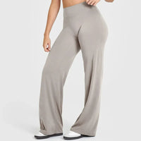 STOUREG Sport Trousers Straight-Leg Pants Ultra Soft Butter Fabric Women's Mid-Waist Yoga Pants GYM Naked Feel Pilates Running