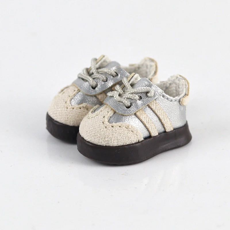 Ob11 Doll Shoes Fashion Casual Sports Shoes Sneakers 1/12 Bjd Shoes Accessories For Obitsu11, Gsc, Ymy, Body9, Ob11 Doll