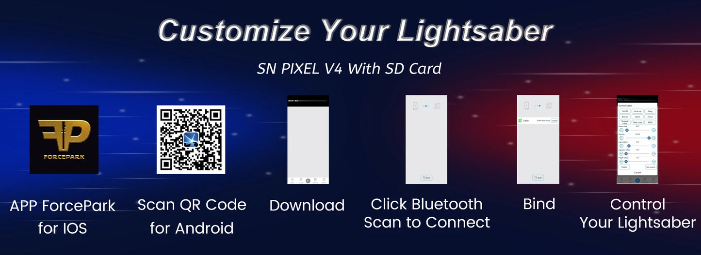 TXQSABER Lightsaber RGB Smooth Swing Heavy Dueling Metal Hilt Blaster Color Change Ghost Yoda Jedi Cosplay Toys Laser Sword