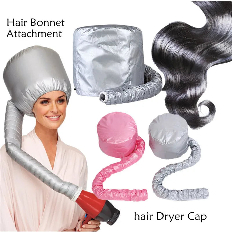 Hair Drying Cap Hair Dryer Caps Care Hair Perm and Dye Styling Warm Air Adjustable Drying Hood Home Hairdressing Salon Supply