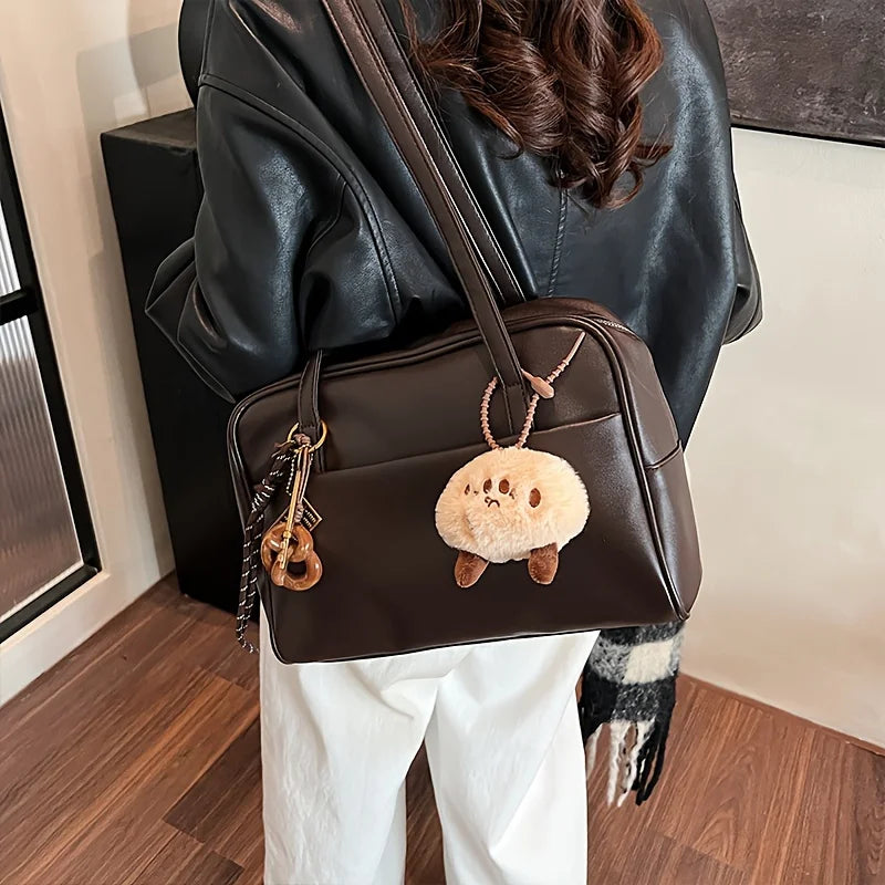 Ladies' vintage handbag - large-capacity single-shoulder bag, 2025 new underarm bag, versatile tote bag for commuting