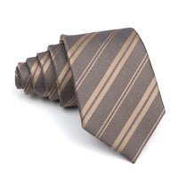 New Striped Tie Men's 8cm Ties Business New Year Gift Classical Necktie Office Accessories Men Costume Daily Wear Wedding Party