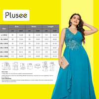 Women Plus Size Bridesmaid Dresses Wedding Elegant Lace Rhinestones Applique Party Dresses Large Size Lady Chiffon Evening Dress