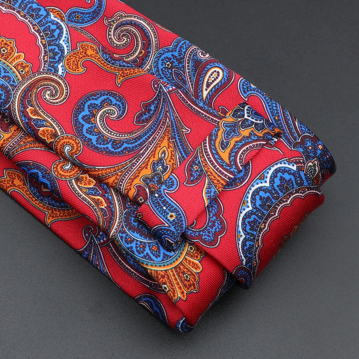Fashion Men's 7.5cm Silk Tie Super Soft Bohemian Style Dot Chic Novelty Red Blue Necktie Suit Shirt Luxury Banquet Accessories