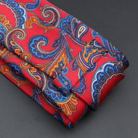 Fashion Men's 7.5cm Silk Tie Super Soft Bohemian Style Dot Chic Novelty Red Blue Necktie Suit Shirt Luxury Banquet Accessories