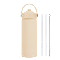 Insulated Water Bottle 500ml Custom Text/Logo - 304 Steel, 24H Cold, Office & Gym Essentials