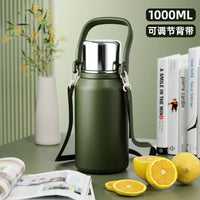 New large-capacity stainless steel insulated water cup outdoor sports food-grade insulated kettle