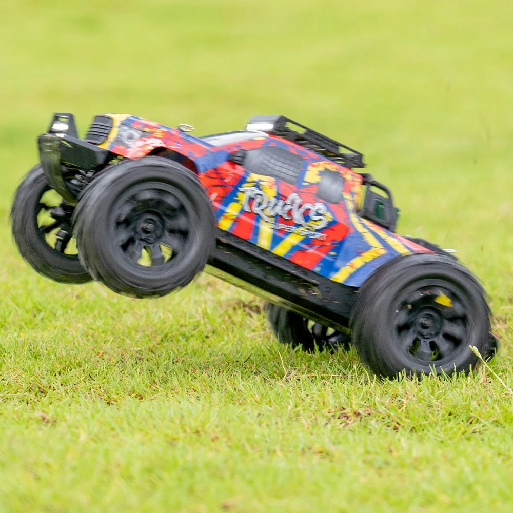 JIUSI PT14R MT14R 1/14 4WD RC Car 80km/h Brushless 2.4G Remote Control Racing Car High Speed Off-road RC Truck 3S 35C 2200mAh