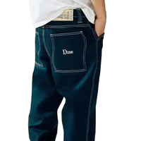 Embroidery men's jeans embroidered European and American letter decoration street style hip-hop gothic fashion pants