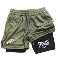 Men's fashionable shorts - Summer comfortable quick-drying sportswear - Men's dual-purpose shorts for fitness and jogging