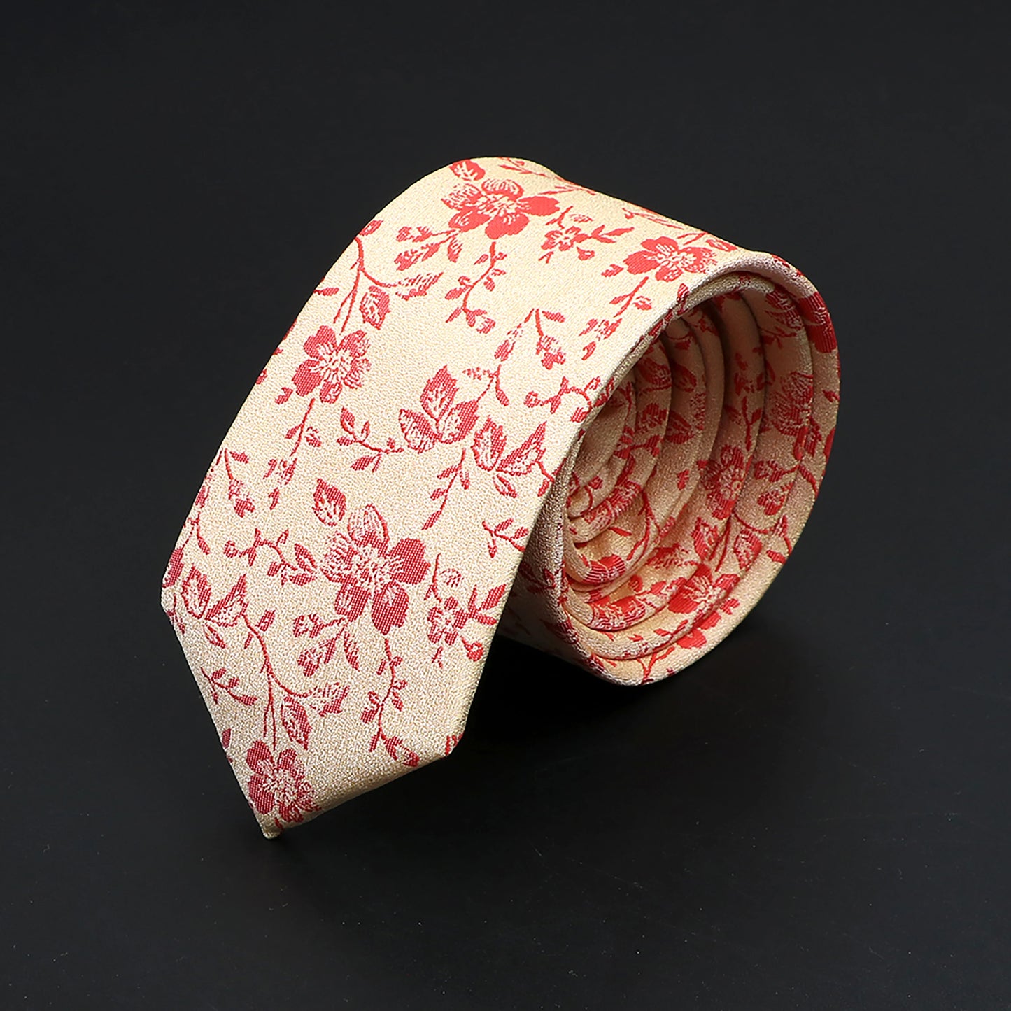 26 Styles Men's Jacquard Novelty Ties Skinny Floral Paisley Striped  Necktie Business Narrow Suit Shirt Daily Wear Accessories