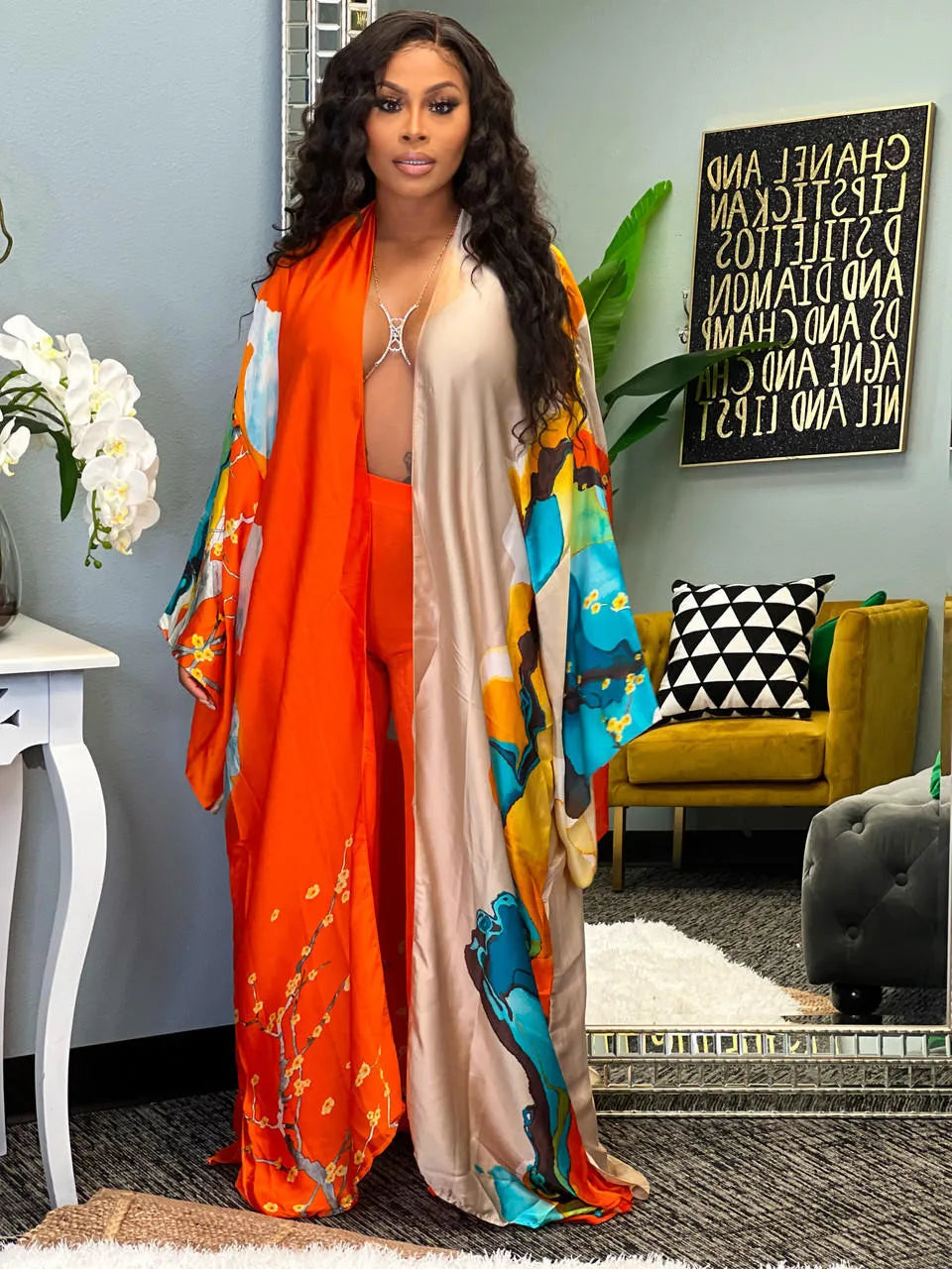 Casual Beach Cover Up Boho Dress Party Kaftan Kimonos Verano Sukienka Print Long Sleeve Cardigan Female Blouse Loose Dresses
