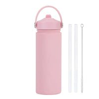 Insulated Water Bottle 500ml Custom Text/Logo - 304 Steel, 24H Cold, Office & Gym Essentials