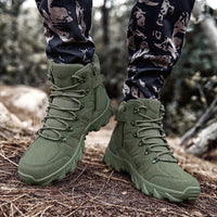 Men High Top Boots Outdoor Hiking Boots Desert Boots Outdoor Work Safty Shoes Boots Ankle Shoes Men's Sneakers