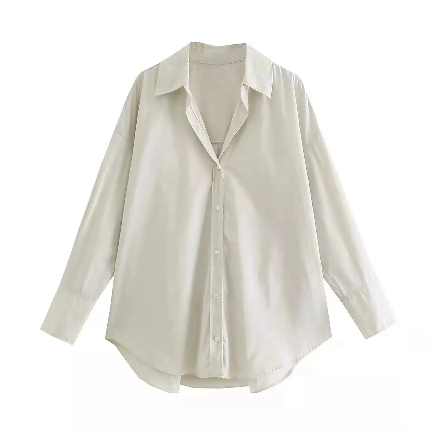 Women Shirt Multicolour Button Up Shirt Women Summer Long Sleeve Top Female Streetwear Oversize Shirts And Blouses