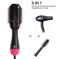 Hair Dryer Brush Blow Dryer 3 In 1 Hot Air Brush Styler and Volumizer One Step Hair Blower Brush Electric Hair Straightener Comb