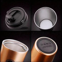 Stainless Steel Coffee Mugs Insulated Water Bottles with Handle Portable Thermos Cup Double Layer Tumbler Vacuum Flask