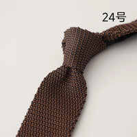 2025 New Striped Blue Neckties For Men Casual 6CM Narrow Ties Creative White Dots Neck Tie Wedding Party Accessories Cravat Gift