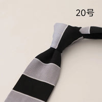 2025 New Striped Blue Neckties For Men Casual 6CM Narrow Ties Creative White Dots Neck Tie Wedding Party Accessories Cravat Gift