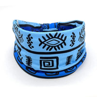Ladies Wide Elastic Hairband with African Print Knot Sports Yoga Headband Women's Hair Accessory