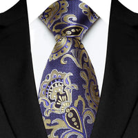 Luxury 8CM Mens Necktie Brown Orange Color Dot Stripes Ties For Man Groom Jacquard Woven Neck Tie For Business Wedding Party