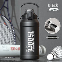 Thermos Water Bottle With Straw Handle Cup 316 Stainless Steel Flask Large Capacity Vacuum Insulated Tumbler