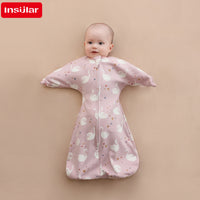 INSULAR Baby Cotton Sleeping Bags Newborn Anti-shock Sleepsacks Raised Hand Surrender Blankets Infant Cartoon Anti-startle Jump