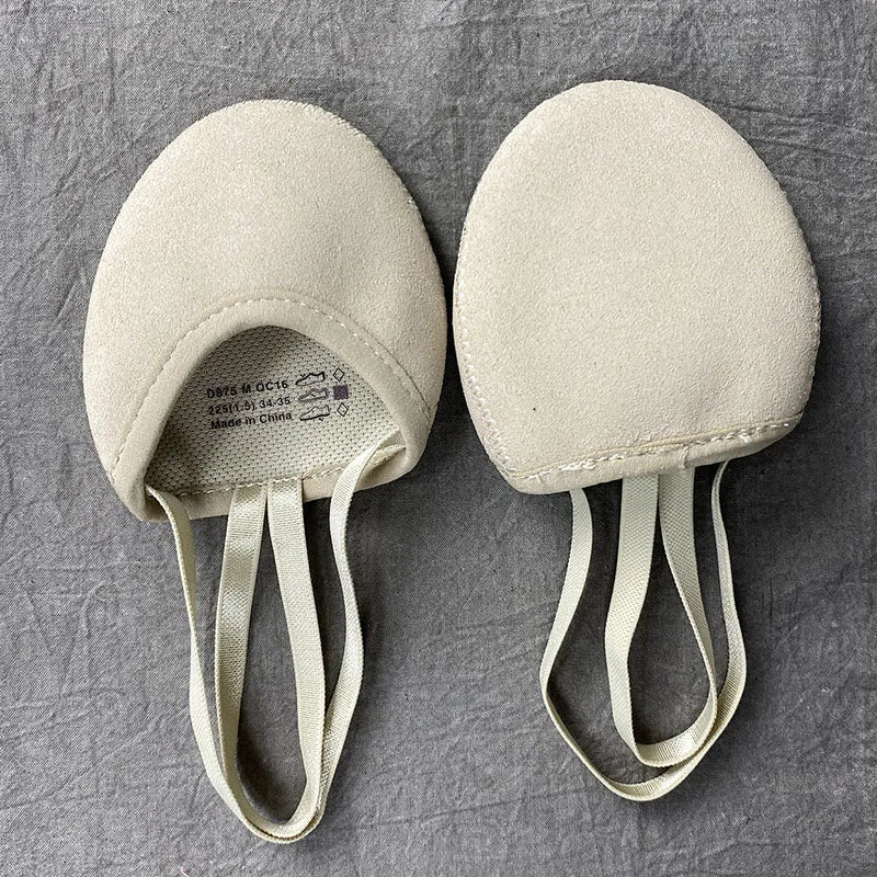 Gymnastic Shoes Half Soles Professional Rhythmic Gymnastics Shoes Women's Half Foot Shoes Children's Half Foot Dance Toe Shoes
