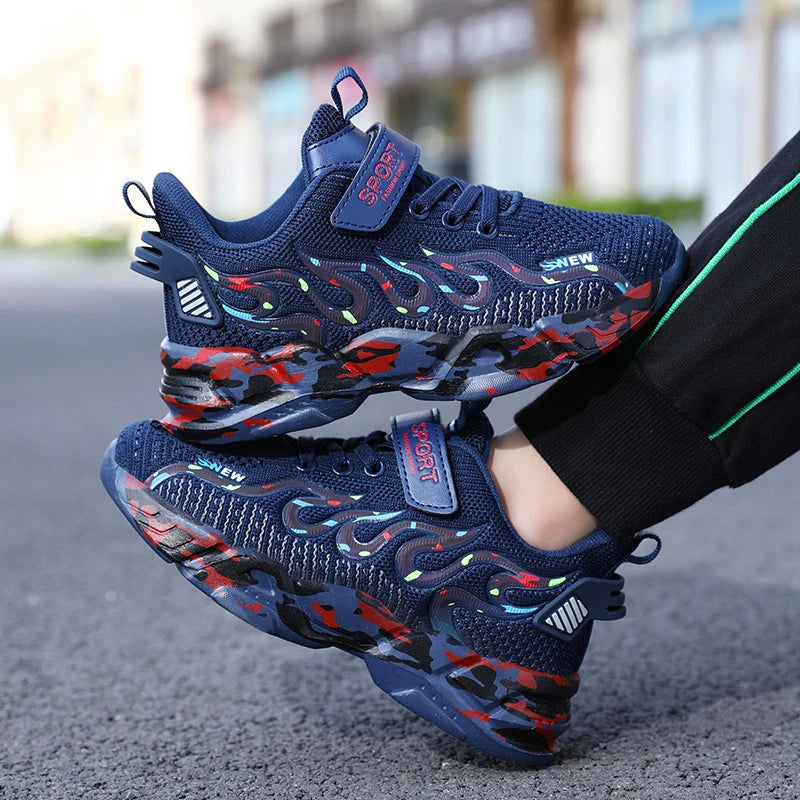 Spring Fall Kids New Shoes for Boys Girls Child Sneakers Casual Shoes Breathe Flats Running Boys Sports Shoes Teen Children's
