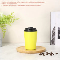 Insulated cup stainless steel coffee cup, vacuum bottle, insulated water hot and cold juice ice drink leak proof cup Customizabl