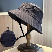 Waterproof Sun Hat Men Women, UPF 50+ Wide Brim Fisherman Cap, Quick Dry Surfing Bucket Hat for Hiking Fishing Mountaineering