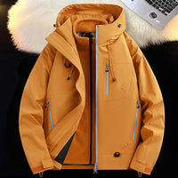 Mountaineering Suit Coat Outdoor Ski Jacket Autumn Winter Three-in-one Windbreaker Men's Women's Couple Three-proof Jacket Men's