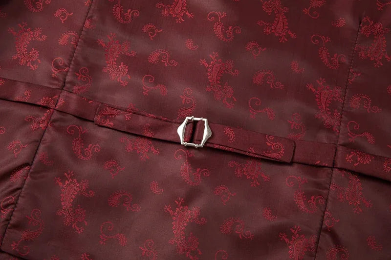 2025 New Wedding Host Performance Men's Suit Dress Three-piece Botanical Floral Pattern  Blazer  for Men with Pants and Vest