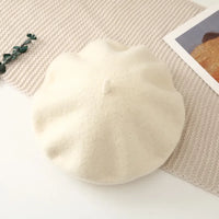 Winter Hats for Women Berets Painter Cap Autumn Winter Hat Female Flat French Artist Beret Girls Vintage Warm Casual New