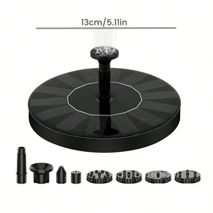 New Mini Solar Water Fountain Pool Pond Waterfall Fountain Garden Supplies Decoration Outdoor Solar Powered Fountain Bird Baths