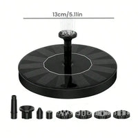 New Mini Solar Water Fountain Pool Pond Waterfall Fountain Garden Supplies Decoration Outdoor Solar Powered Fountain Bird Baths