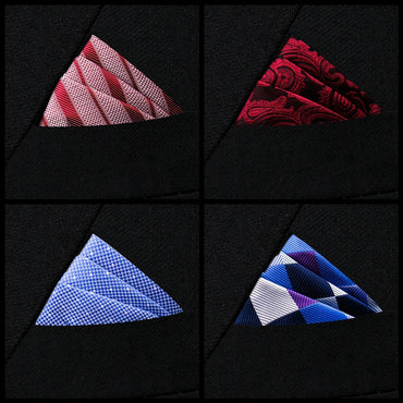 Pocket Square High Grade New Style Handkerchief Men Black Suit Accessorie Solid Men Handker Many Color Newest Fit Pocket Paisley