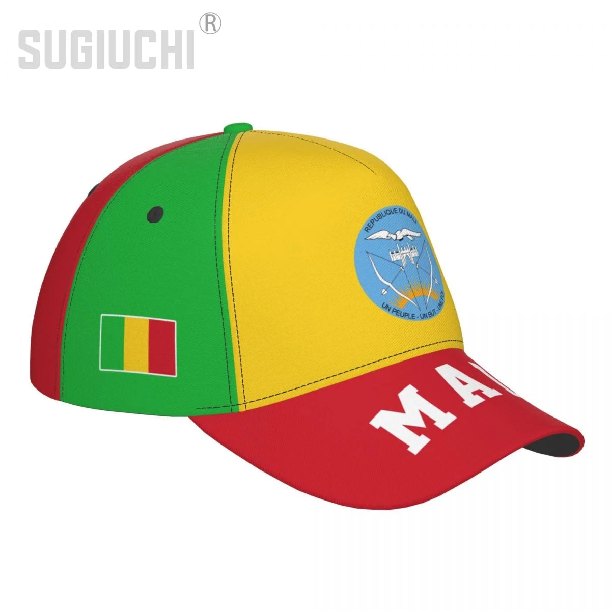 Unisex Mali Flag Malian Adult Baseball Cap Patriotic Hat for Baseball Soccer Fans Men Women