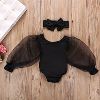 Autumn Newborn Infant Girl Clothes  Fashion Lovely Long Sleeve Bodysuit