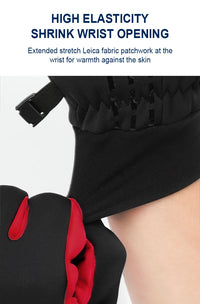 INBIKE Winter Gloves for Men Women Thermal Fleece Cycling Gloves Full Finger Touchscreen Anti-Shock Road Mountain Bicycle Gloves