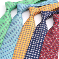 New Printing Men's Soft Thin Tie Creative Graffiti Floral Print Necktie Daily Wear Cravat Wedding Business Party Gift