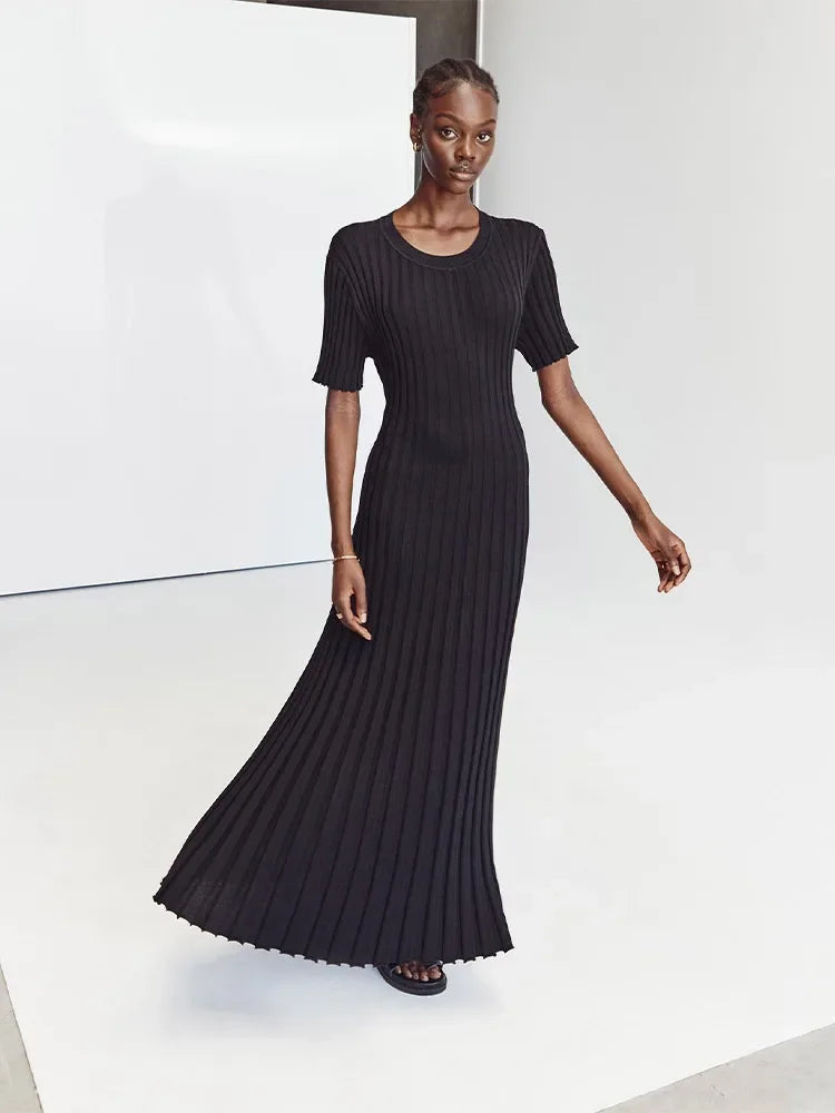 【関税込】PhaseEight ワンピース☆Ella Ribbed Knit Maxi Dress LOOBIS Women 2024 Casual Sweater Dress Ribbed Knit Maxi