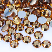 YANRUO 2058 Top Non Hotfix Flat Back Rhinestones Glass DIY Cold Fixation Nail Art Decorations Stones And Crystals Strass Crafts