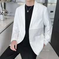 Male Coats Casual Men's Jackets High Quality Solid Color Clothing Fashion 2024 Trendy Deals Luxury Designer Korean Reviews Many