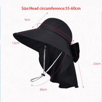UPF 50+ UV Protection Bow Bucket Hat Sunscreen Portable Outdoor Sun Hat Wide Brim Adjustable Fisherman Cap Women