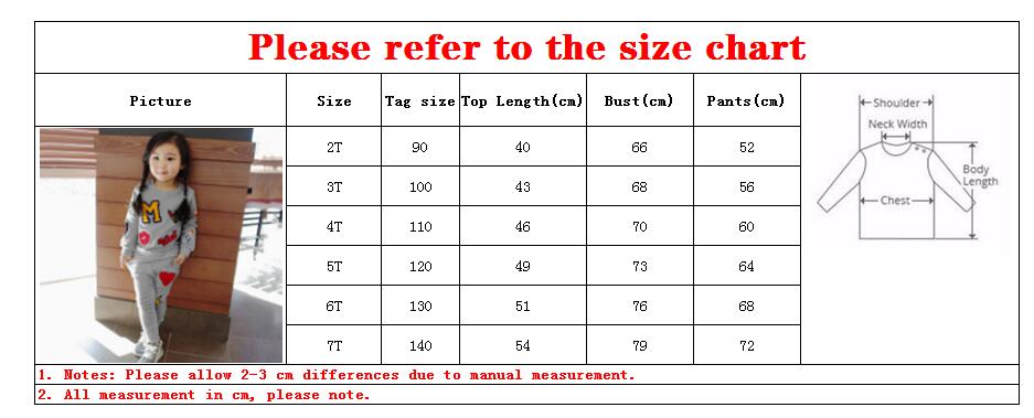 2PCS Girls Outfits Baby Girl Clothes for Kids Clothing Toddler Children's Jogging Cartoon Casual Sports Suit Children Kids Suits