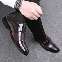 Fashion Business Dress Men Shoes Formal Slip On Dress Shoes Mens Oxfords Footwear High Quality Leather Shoes For Men Loafers