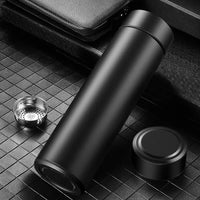 500ML Intelligent Insulated Mug Thermos Flask Tea Water Separation Stainless Steel Vacuum Kettle Coffee Mug Thermos Mug