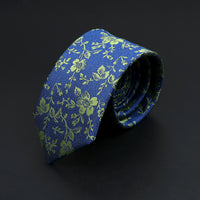 26 Styles Men's Jacquard Novelty Ties Skinny Floral Paisley Striped  Necktie Business Narrow Suit Shirt Daily Wear Accessories